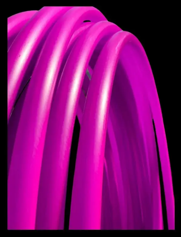 UV Reactive Fuchsia Polypro Hula Hoop