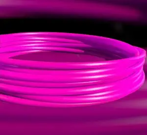 UV Reactive Fuchsia Polypro Hula Hoop