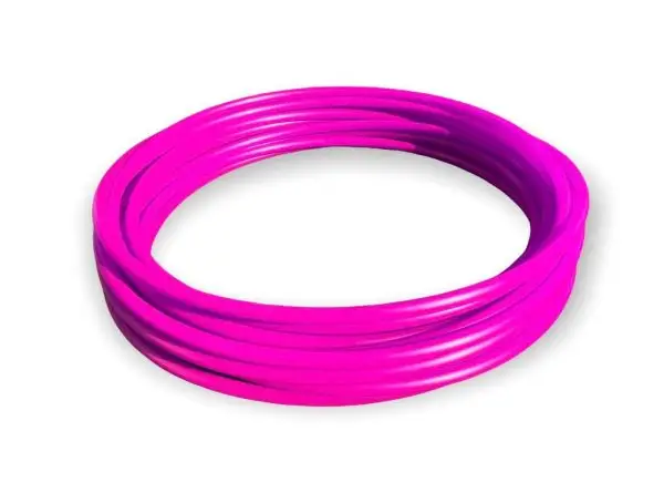 UV Reactive Fuchsia Polypro Hula Hoop