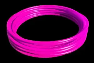 UV Reactive Fuchsia Polypro Hula Hoop