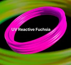 UV Reactive Fuchsia Polypro Hula Hoop