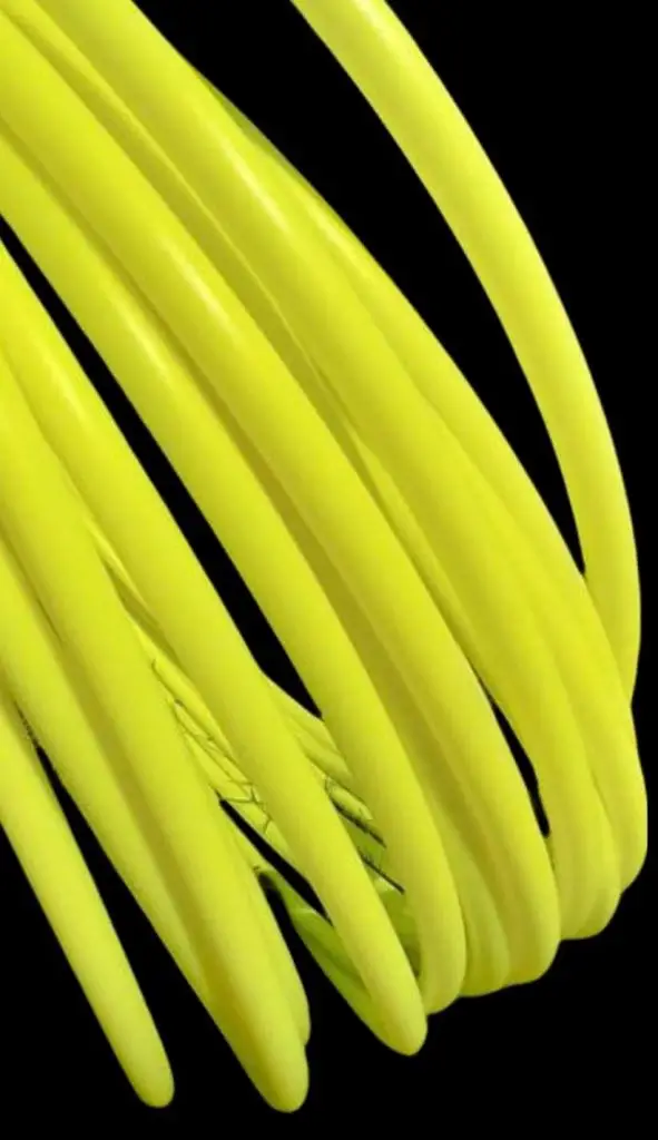 UV Reactive Yellow Polypro Hula Hoop