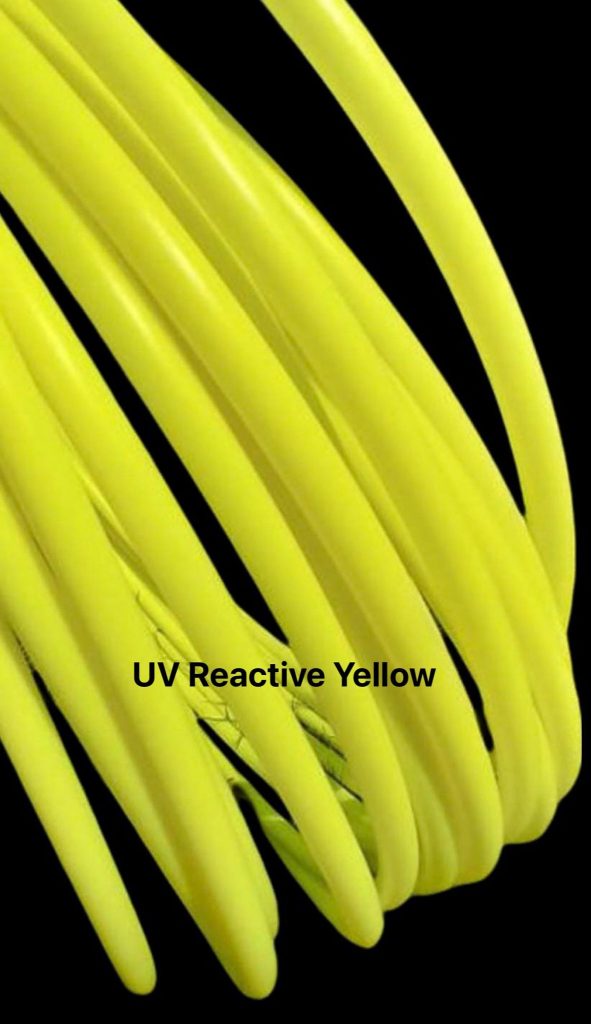 UV Reactive Yellow Polypro Hula Hoop