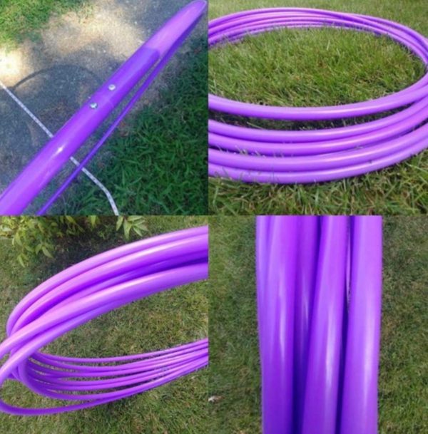 UV Radioactive Gloss Purple Polypro Hula Hoop
