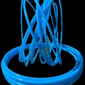 UV Radioactive Gloss Bioluminescent Blue Polypro Hula Hoop