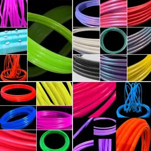 Colored Polypro Hula Hoop Variety