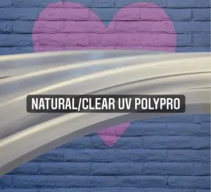 Natural Clear UV Polypro 5/8