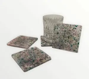 Coasters - Made from Recycled Hula Hoops!