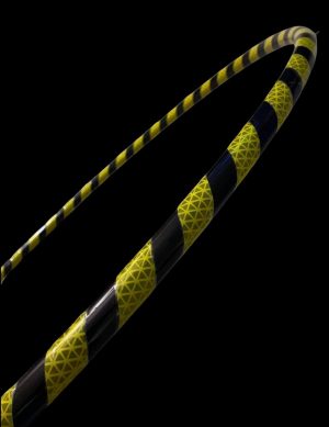 Let it Bee - Reflective Taped Polypro Hula Hoop- Signature Style Designed by Sri @flow.bee333