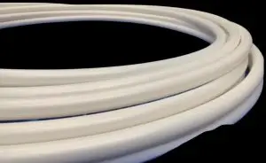 Moonstone White Pearl Color Shifting Polypro Hula Hoop