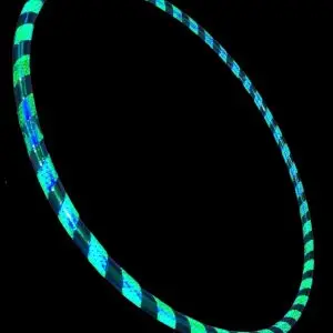 Symbiotic Seaweed -Taped Polypro Hula Hoop- Signature Style Designed by Sri @flow.bee333