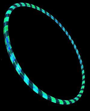 Symbiotic Seaweed -Taped Polypro Hula Hoop- Signature Style Designed by Sri @flow.bee333