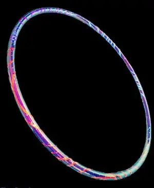 Spectrum Lava -Taped Polypro Hula Hoop- Signature Style Designed by Sri @flow.bee333