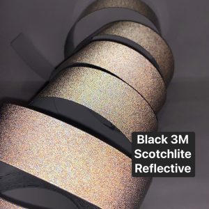 Black 3M Reflective Hula Hoop