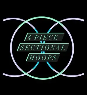 4 Piece Sectional Hula Hoops