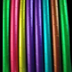 Satin Luster Taped Hula Hoops