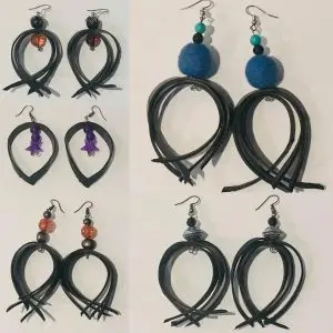 Tire Tassel Earrings