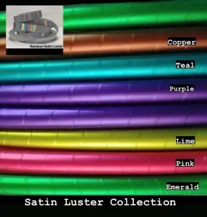 Satin Luster Taped Hula Hoops