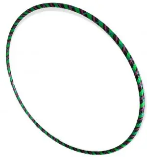 Gatsby's Light Reflective Taped Signature Style Hula Hoop designed by Vibrant Hoops