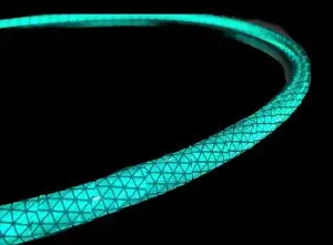 Green High Intensity Reflective Hula Hoop