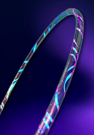 Spectrum Lava -Taped Polypro Hula Hoop- Signature Style Designed by Sri @flow.bee333