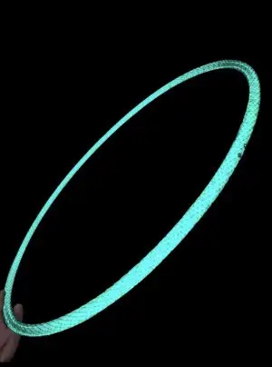 Green High Intensity Reflective Hula Hoop