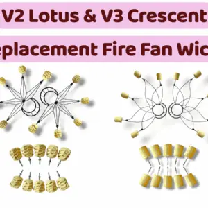 Replacement Fan Wicks - Set of 10