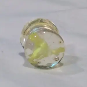 Ear Gauge (1 pcs), 0g - 8mm Double Flared Gauges, Plug for Stretched Ears - Made from recycled Hula Hoops - Single (1)