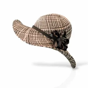 Flower Sun Hat - Floral Sun Hat - made from recycled materials!