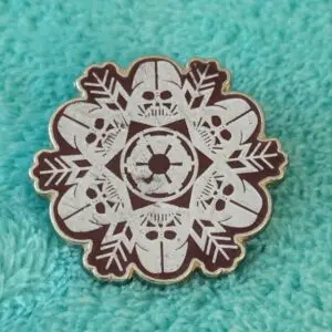 Disney Trading Pin Darth Vader Snowflake Star Wars