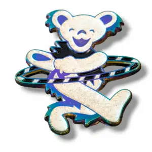 Grateful Dead Dancing Bear Hula Hooper Pin