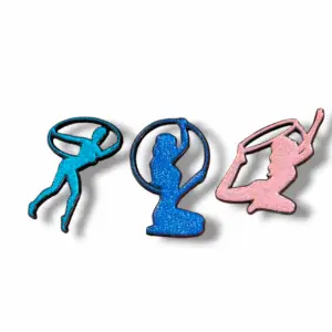 Silhouette Hula Hooper Pins - set of 3 Pins