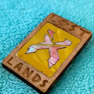 LL with mother of pearl & Wood Pin