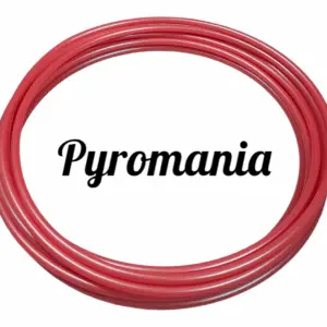 Mini's Hoop Set - Pyromania Red Color Shifting Hula Hoop 5/8 Polypro (2 qty)