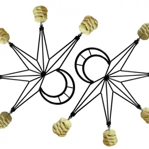 Crescent Lotus V3 Fire Fans